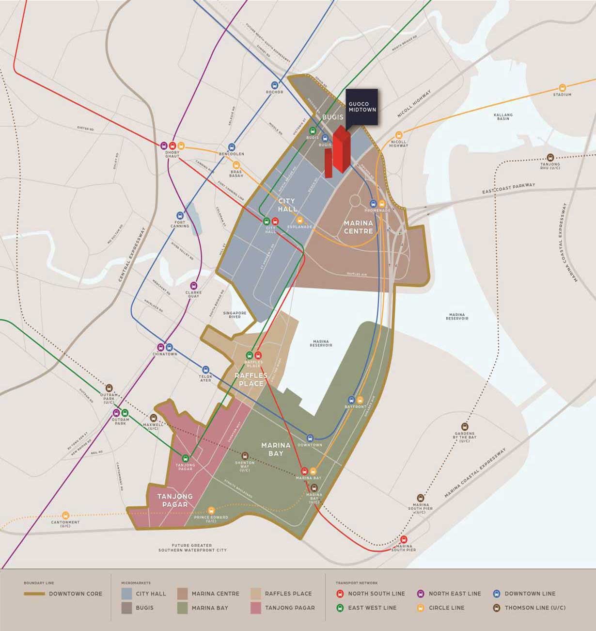 Midtown Bay location map