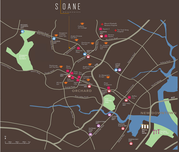 Sloane Residences  location map