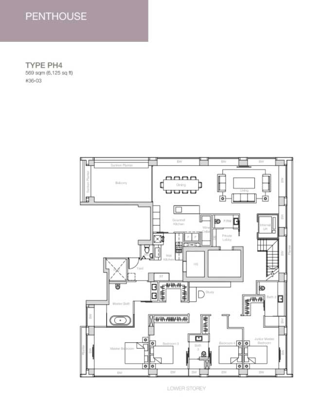 Nouvel 18 - Penthouse Duplex 4 Bedroom 6125 sqft