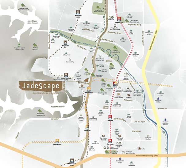 Jadescape location map