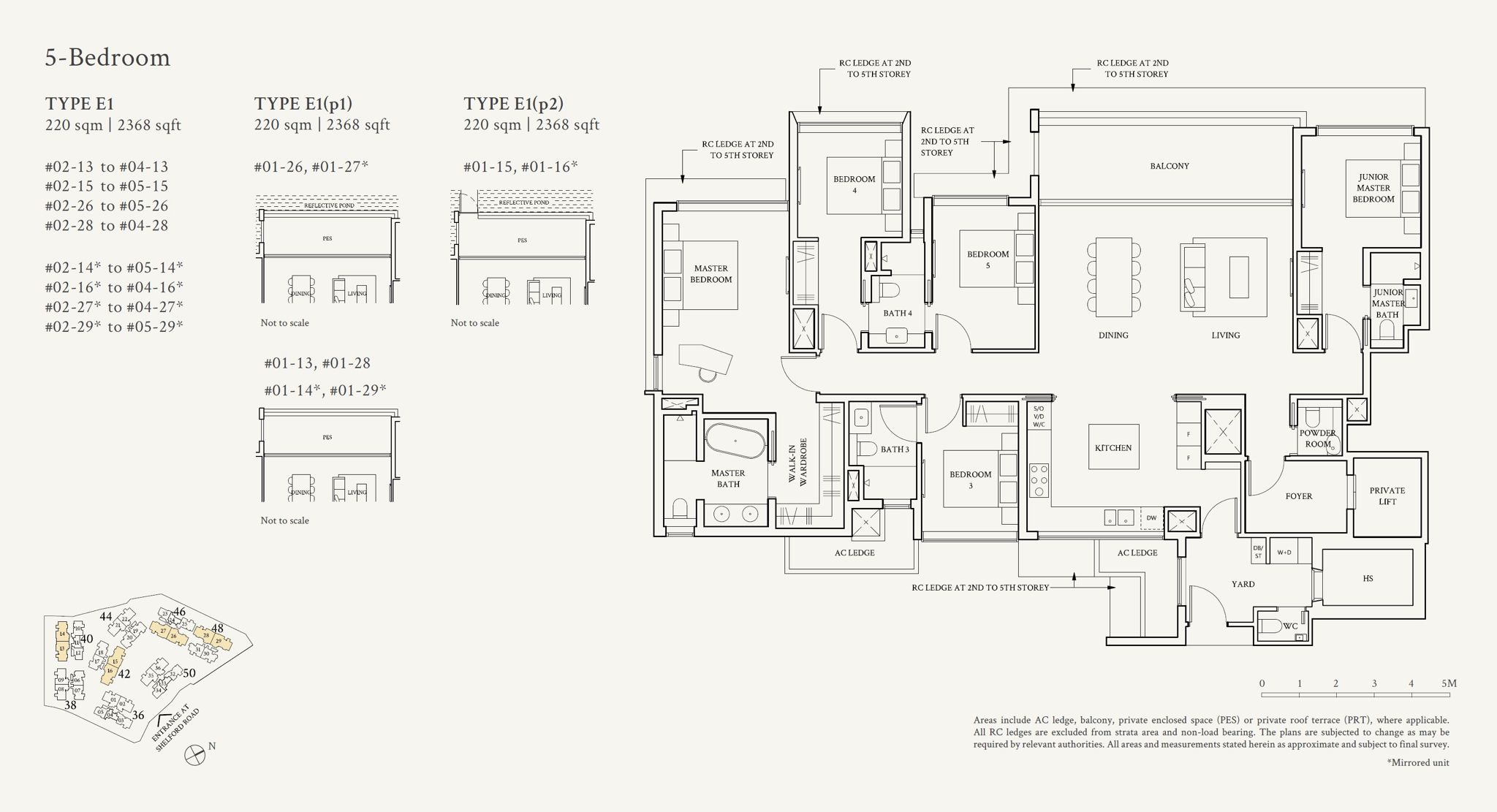 5 Bedroom at Watten House for Sale